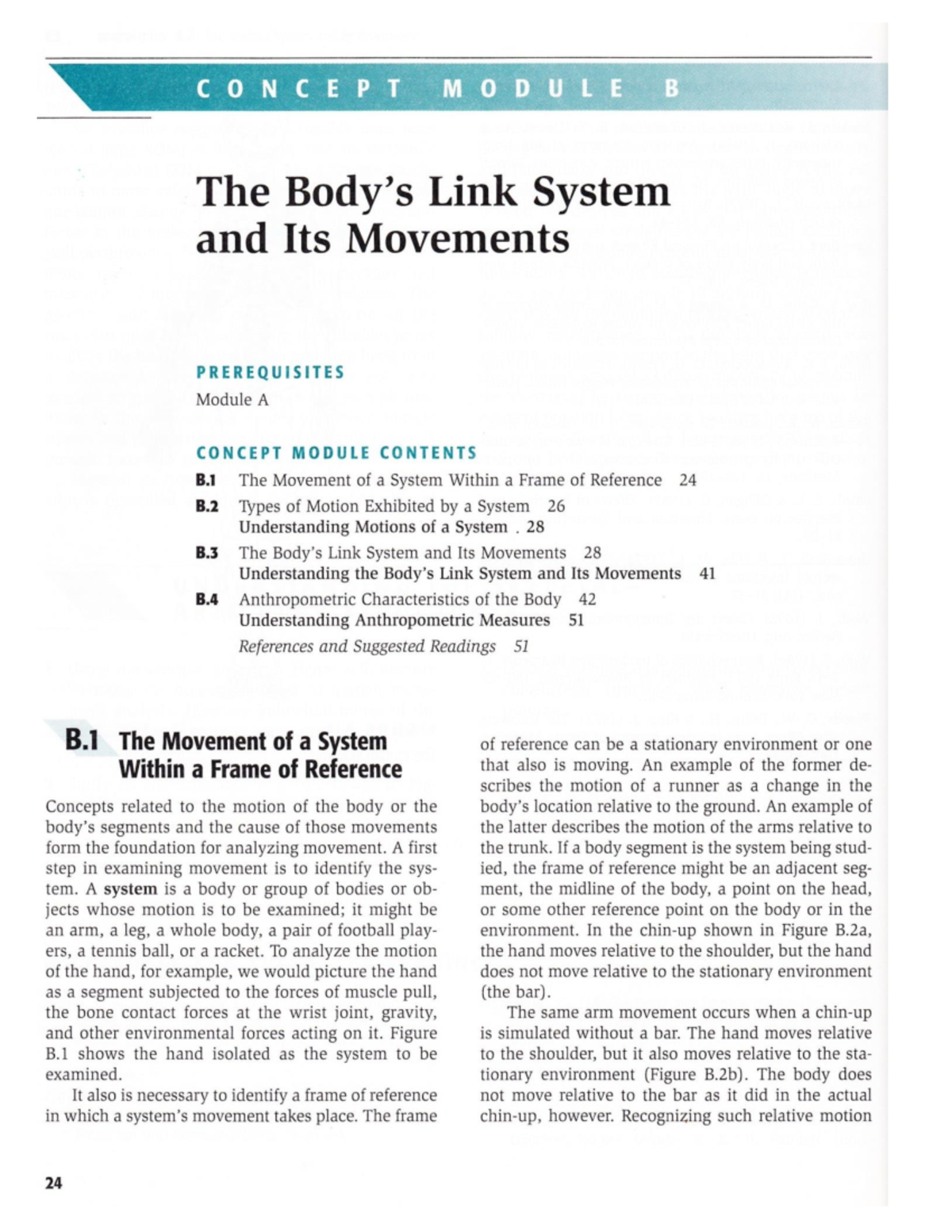 Lecture 3: Understanding the Link System and Its Movements in Motion ...
