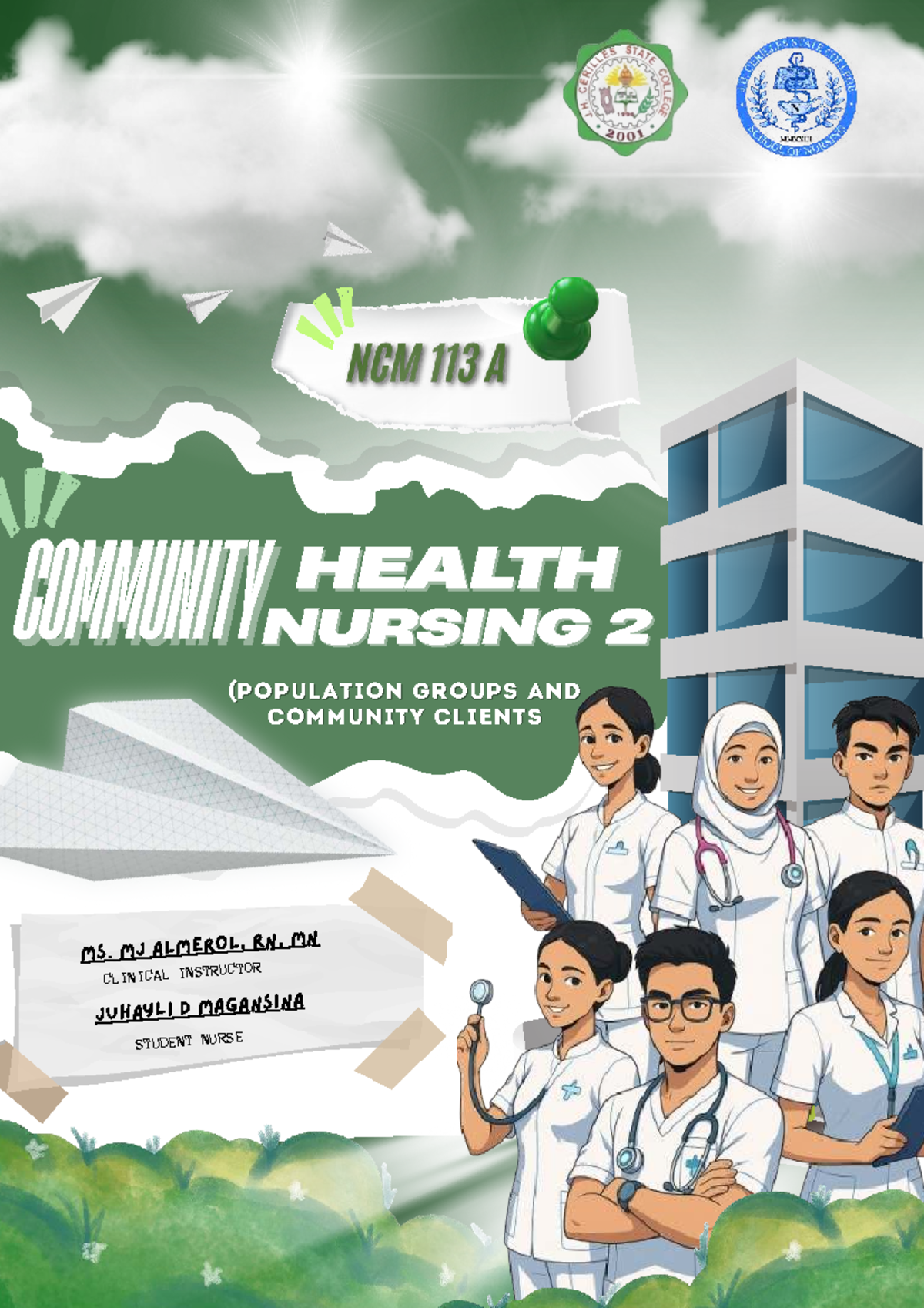 Community Health Nursing 2 (Population Groups and Community Clients ...