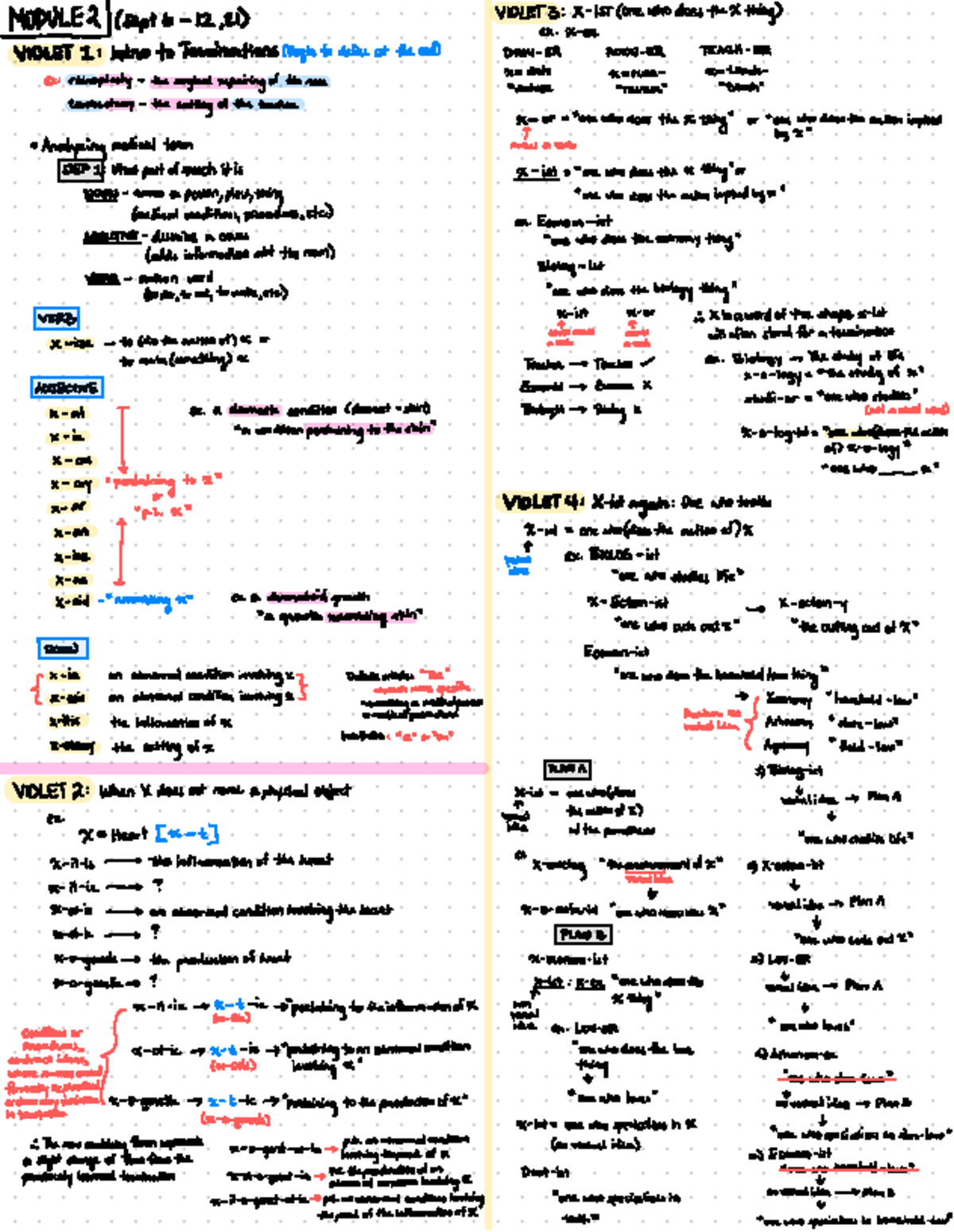 Modules 2 - Lecture notes 1 - VIDLET 3 :X 1ST(one whodoes the thing ...