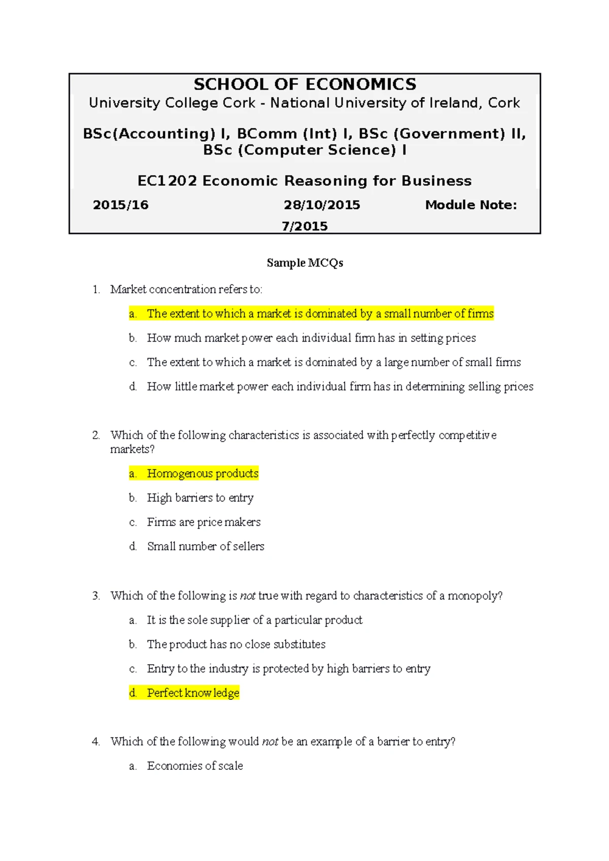 Economics (ECO101) Final Exam Prep Notes on GDP & Circular Flow - Studocu