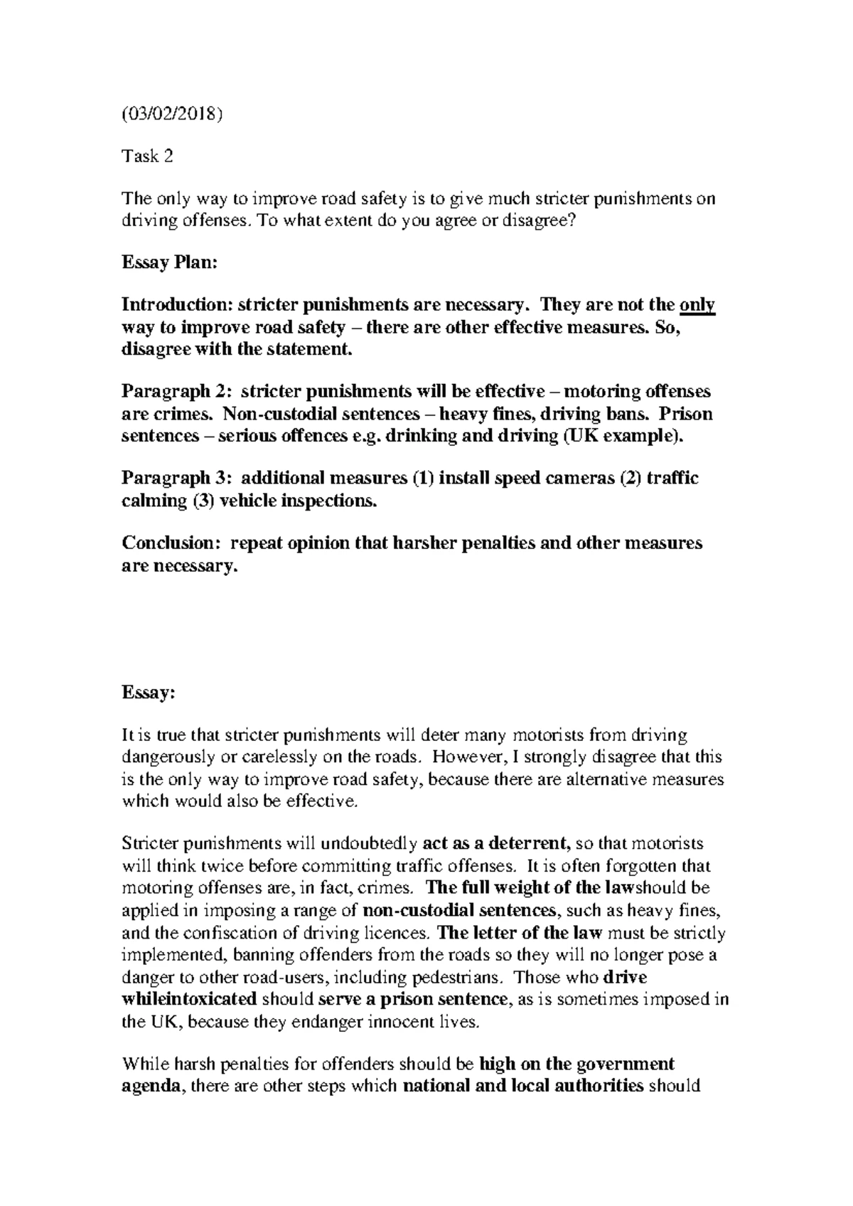 IELTS Writing Task 2 Sample Answers by Ngoc Bach - Studocu