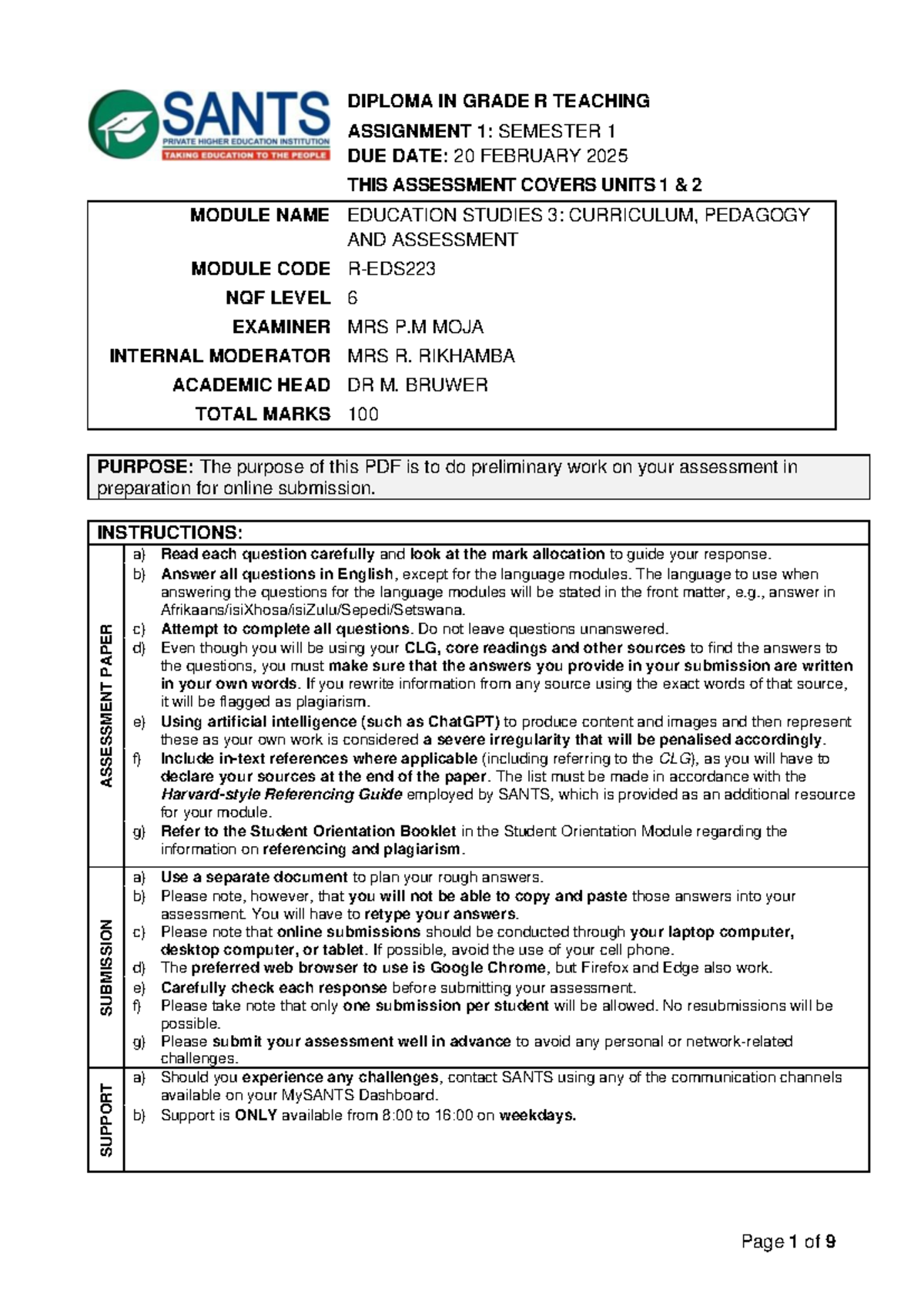 1738056512154 - R-EDS223 Assignment 1: Curriculum & Pedagogy Insights ...