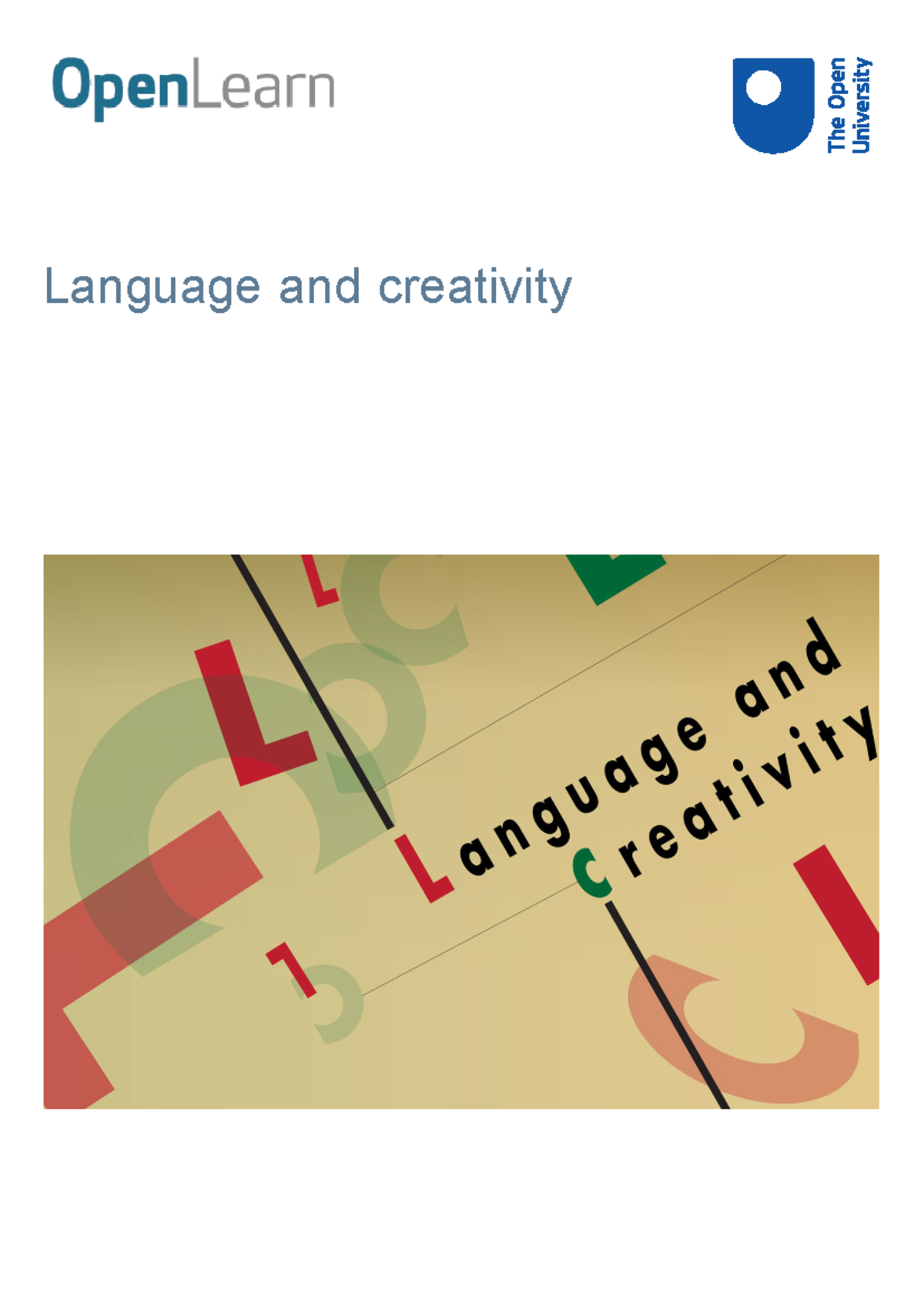 E302 Language and Creativity: Understanding Linguistic Expression - Studocu