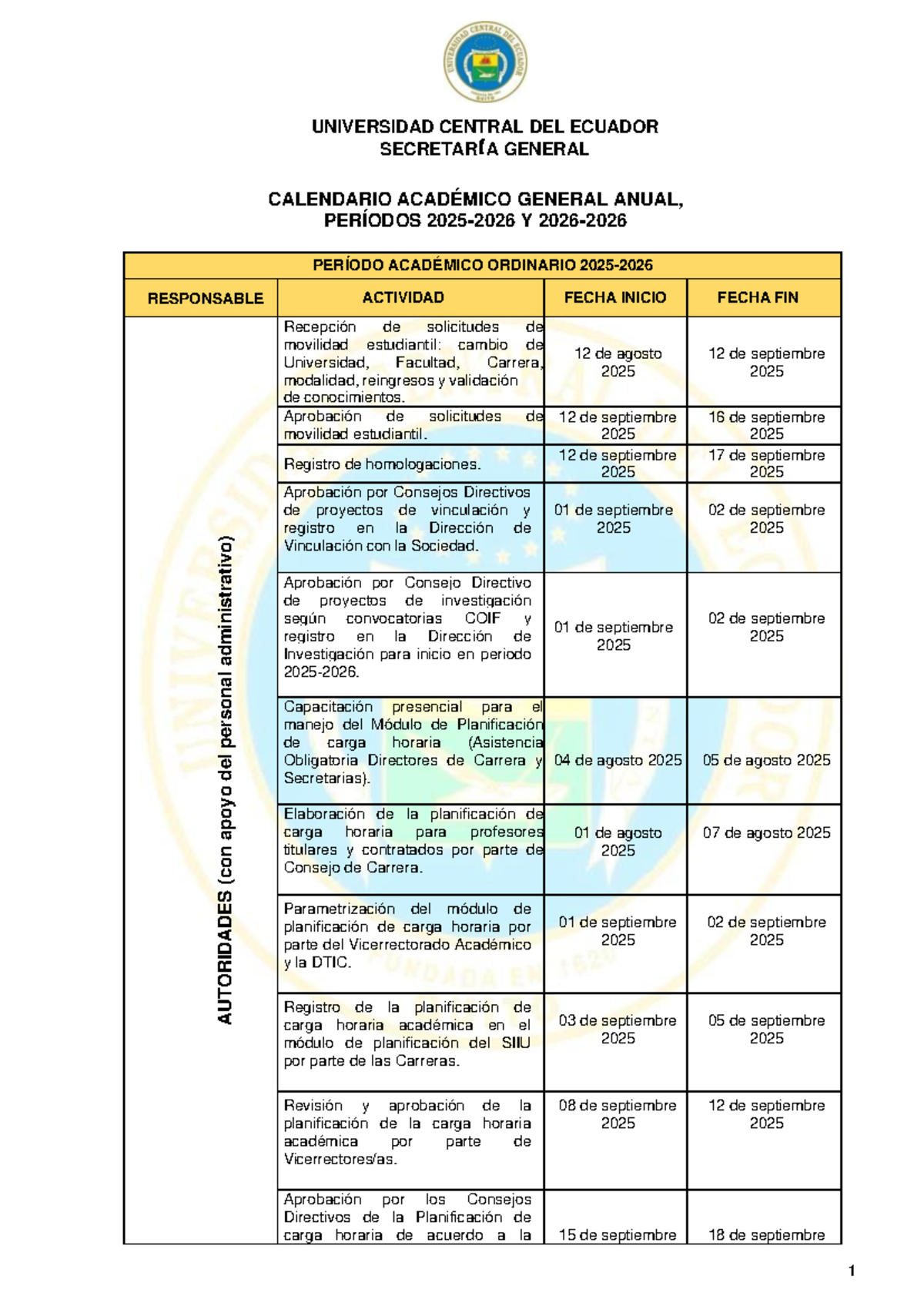 Calendario académico uceva 6