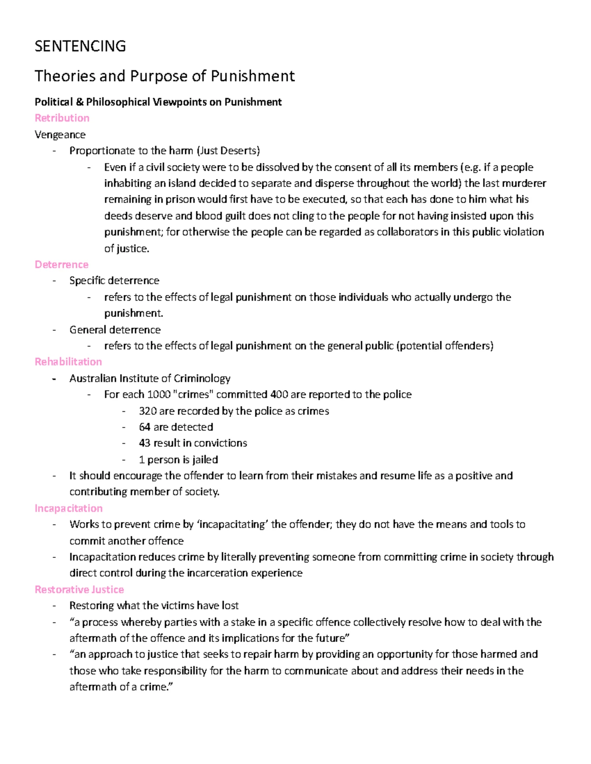 WEEK 3 - Statutory Interpretation: Understanding Offences & Liability ...