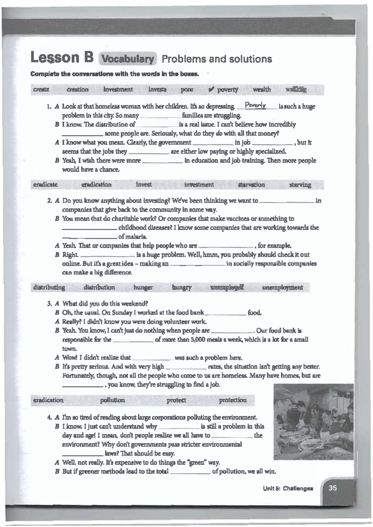 Workbook Unit 5: Lesson B Vocabulary Problems & Solutions - Studocu