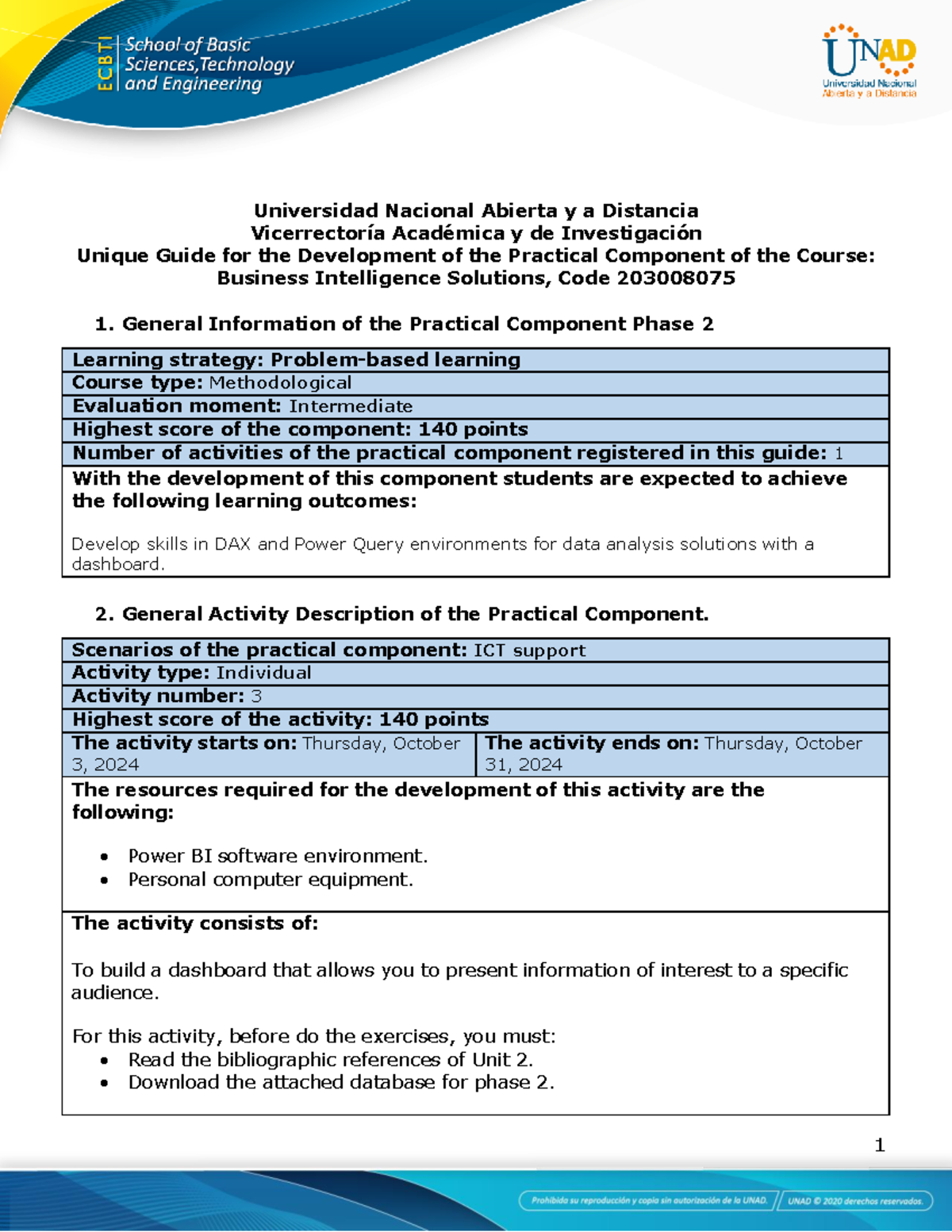 Practice development guide and evaluation rubric - Unit 2 - Phase 2 ...