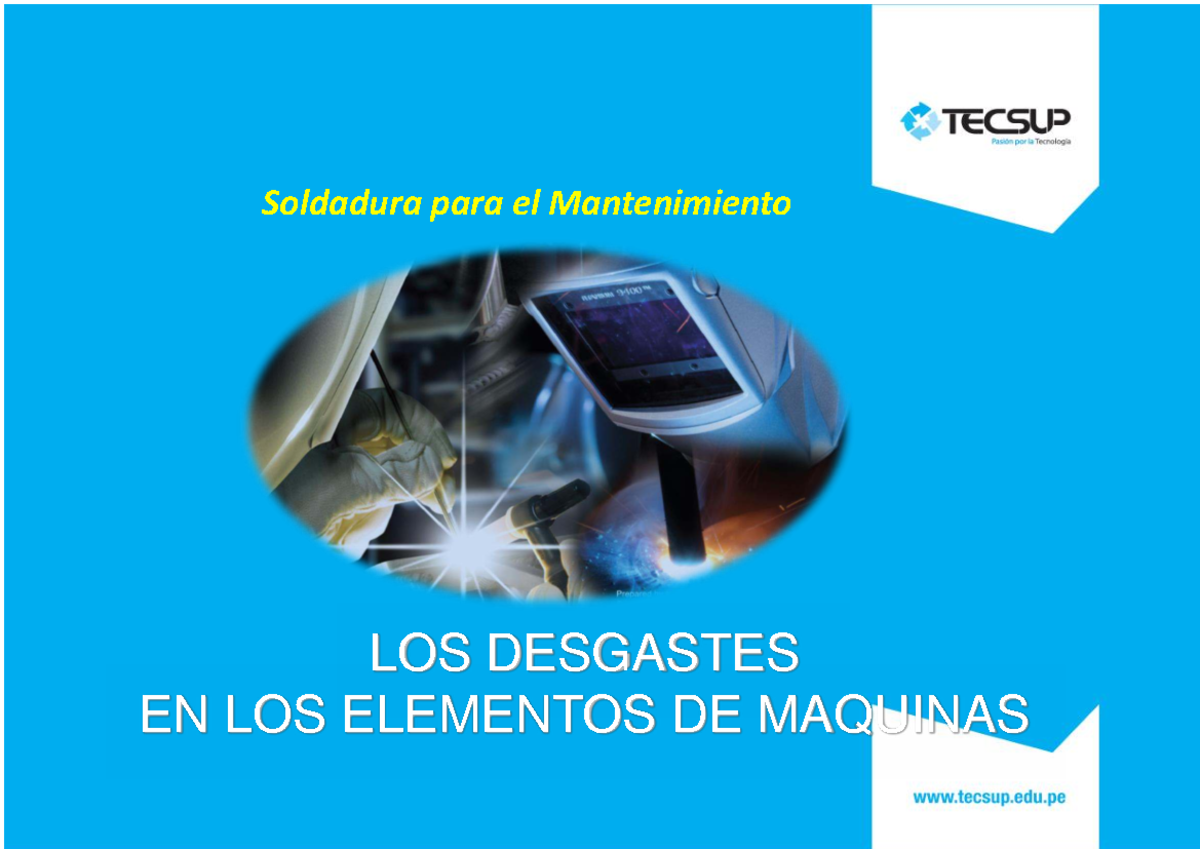 Tecnología del Desgaste en Elementos de Máquinas - Mantenimiento - Studocu