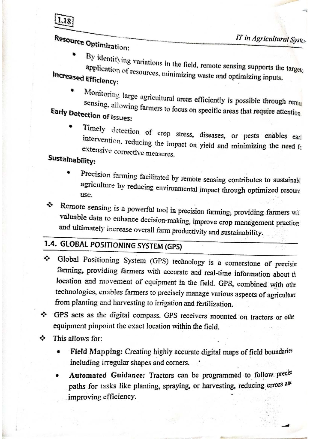 1.18 IT in Agricultural Systems: GPS, GIS, and VRT Technologies ...