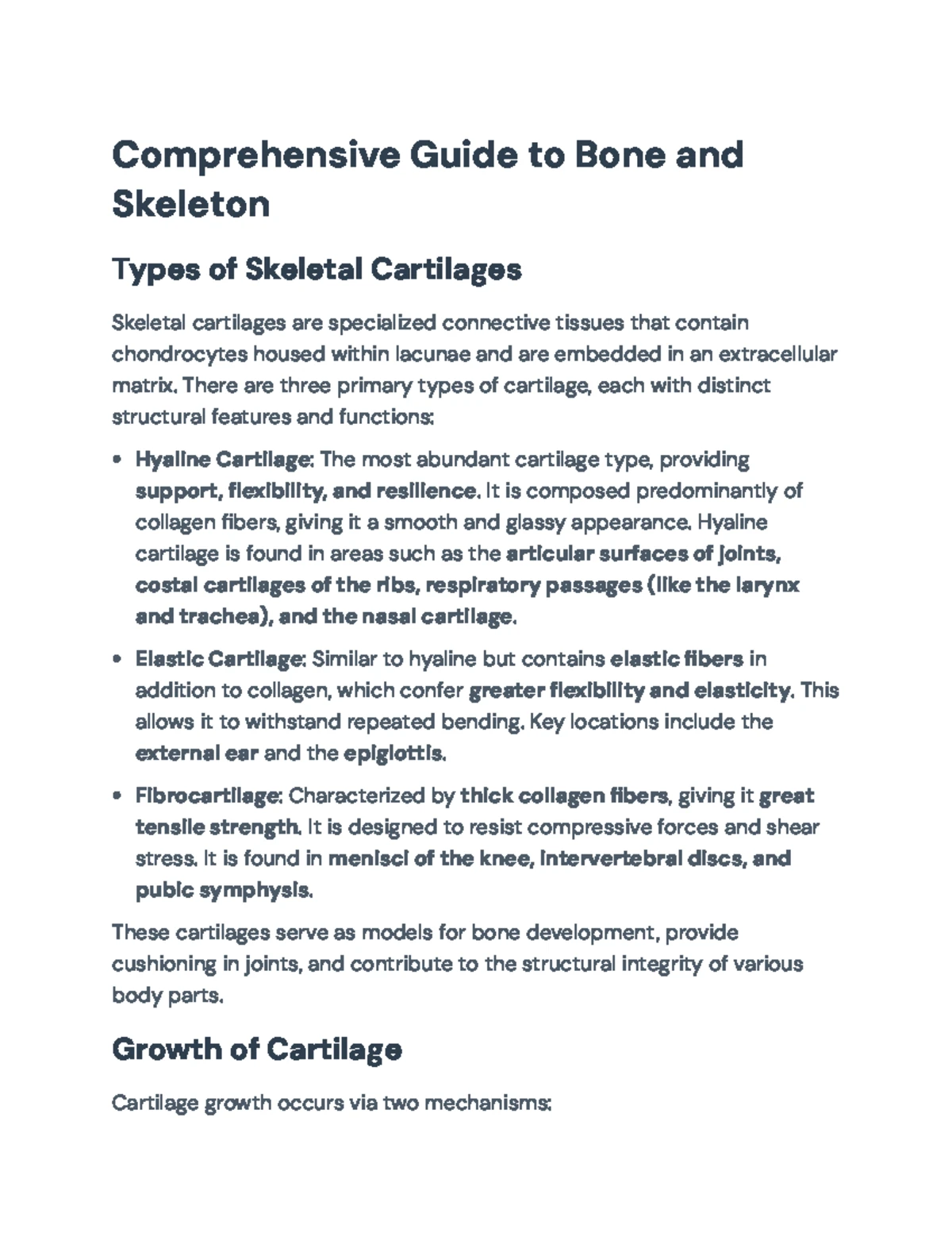 Comprehensive Overview of Skeletal Muscle Structure & Function (BIO101 ...