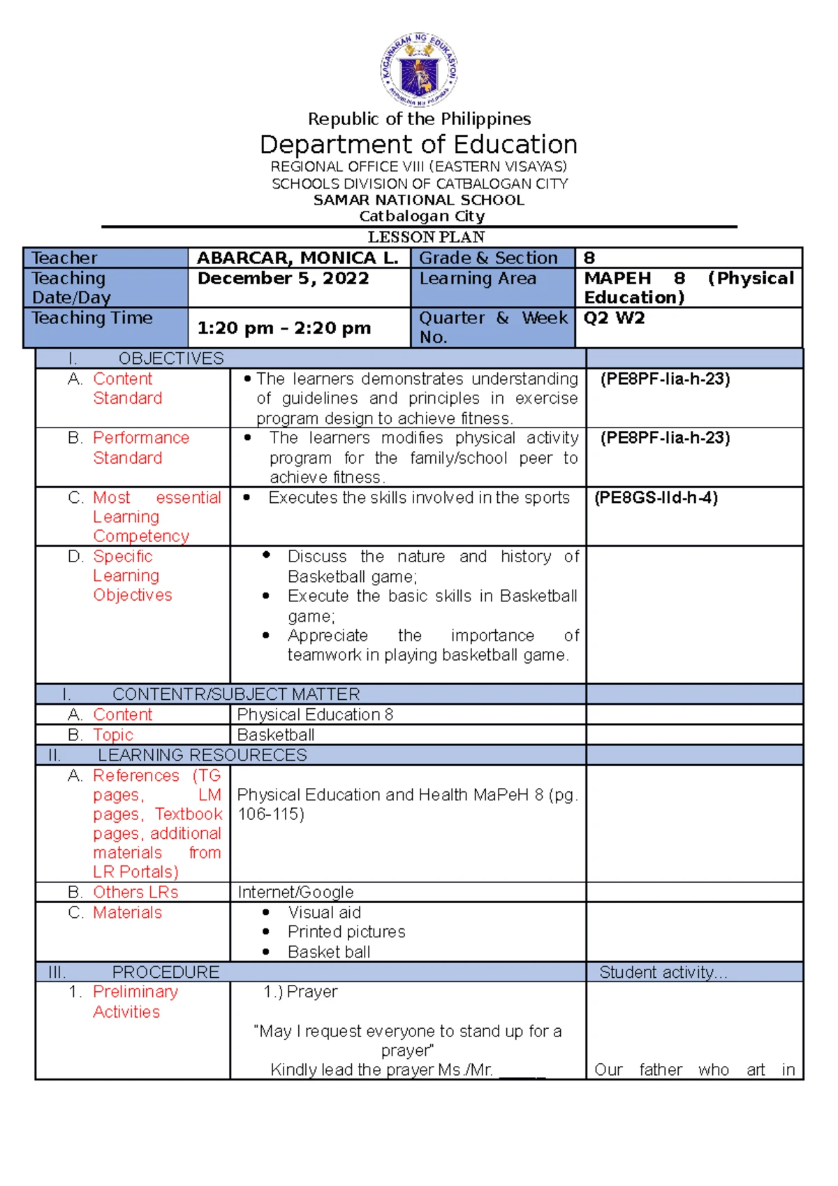 RUFO-DEMO-DLP: Detailed Lesson Plan on Multiplication of Radicals - Studocu