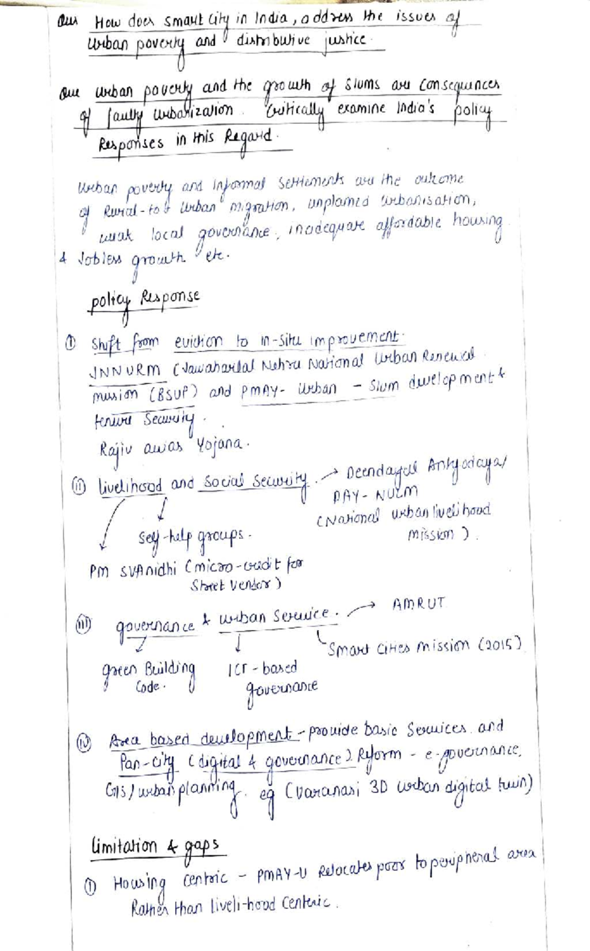 Urbanization - Notes on Sustainable Development in India - Studocu