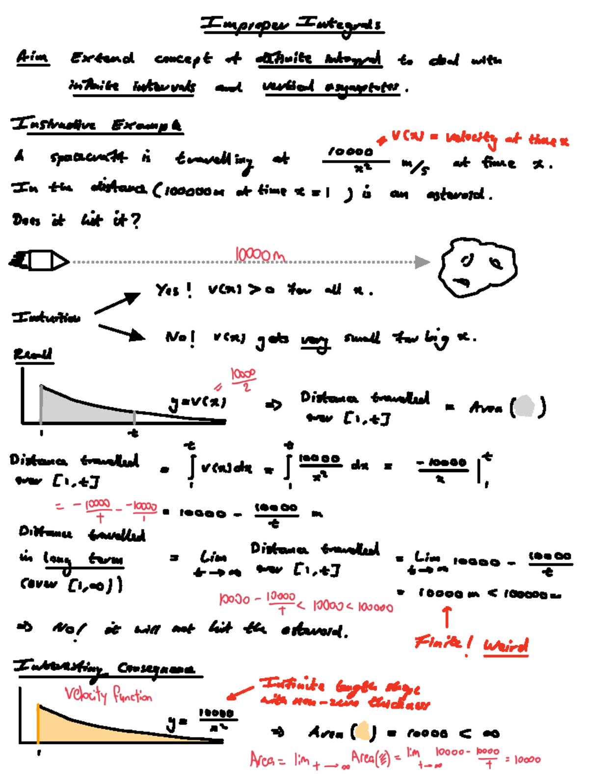 Lesson 8.Improper Integral - ####### Improper Integrals Him Extend ...