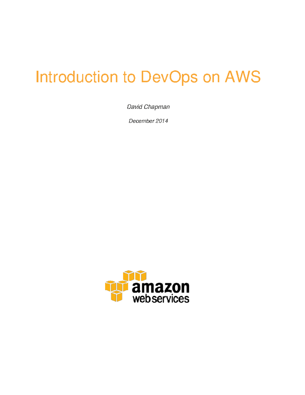 Introduction to Dev Ops on AWS 1731260976 - Introduction to DevOps on ...