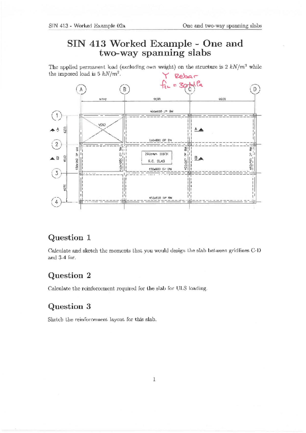 SIN413 WE2a solution - Worked example - SIN 413 Worked Example 02a One ...