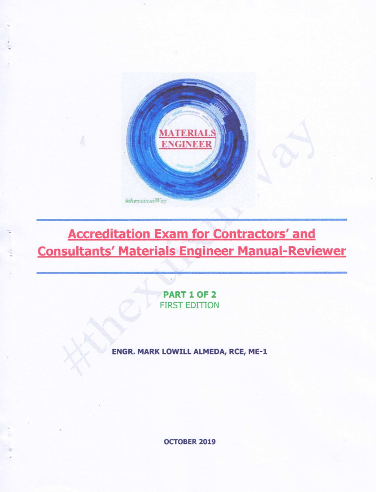 MATERIALS ENGINEER Accreditation Exam Reviewer (Part 1 of 2) - Studocu