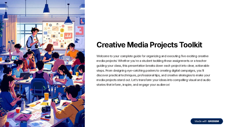 Creative Media Projects Toolkit: A Guide for Students & Teachers - Studocu