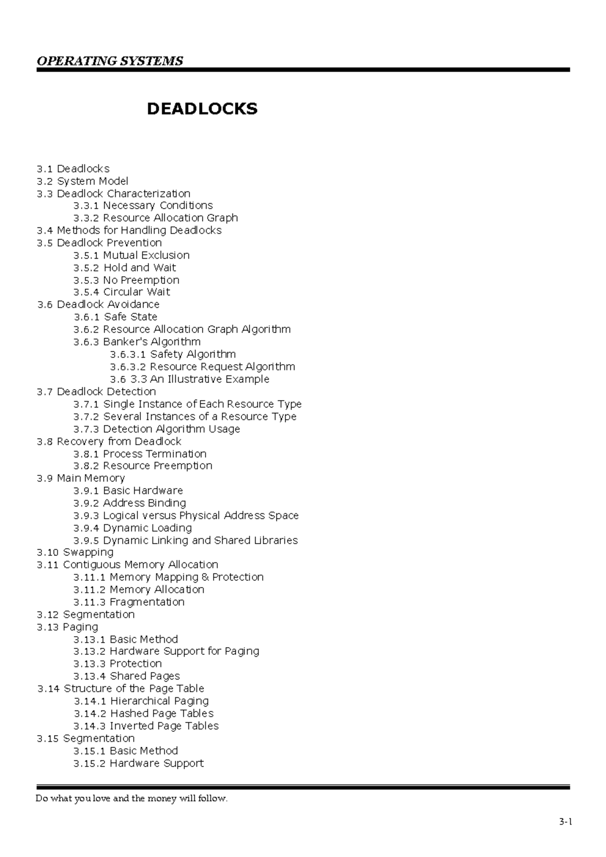 Operating Systems: Deadlocks and Memory Management - Studocu
