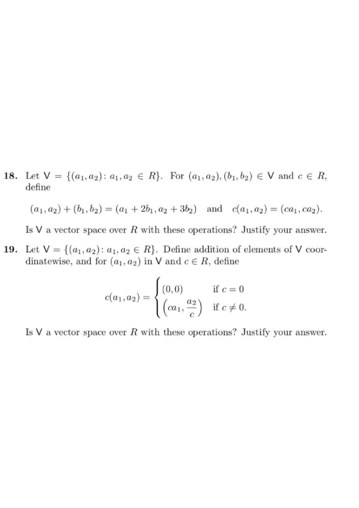 251 Assignment 01: Vector Spaces and Subspaces in R³ - Studocu