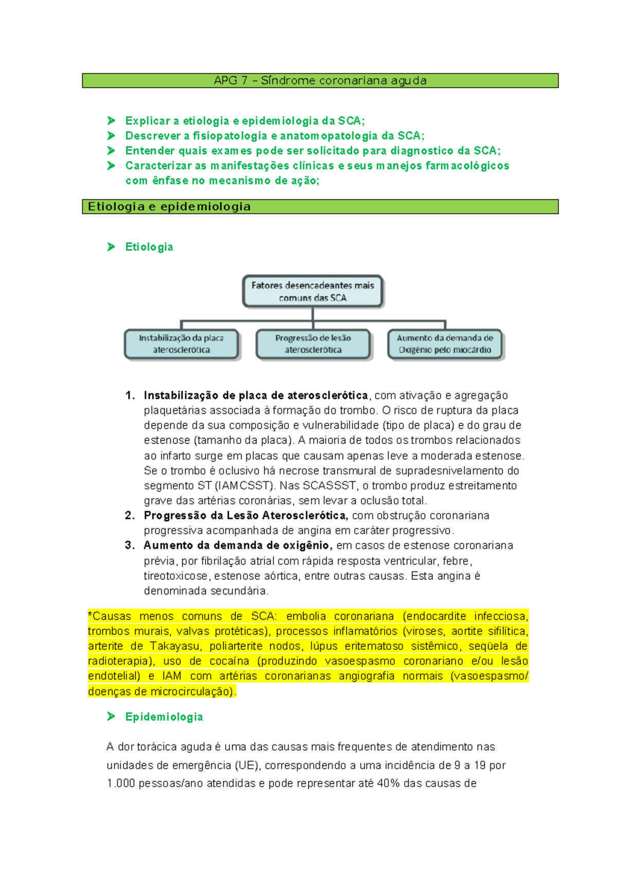 Sndrome Coronariana Aguda O Que Causas E Diagnstico