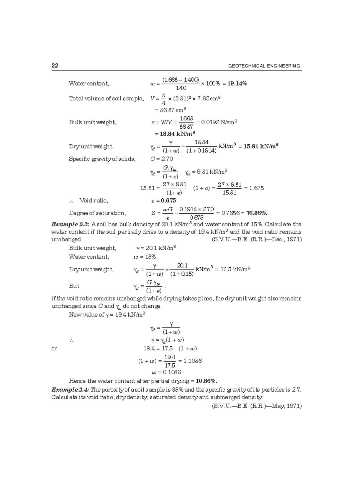 Geotechnical Engineering - Comprehensive Study Notes (Course Code: GE-8 ...