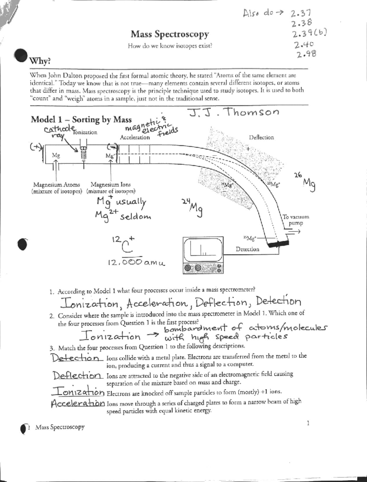Mass Spectroscopy Insights: Understanding Isotopes and Ionization ...