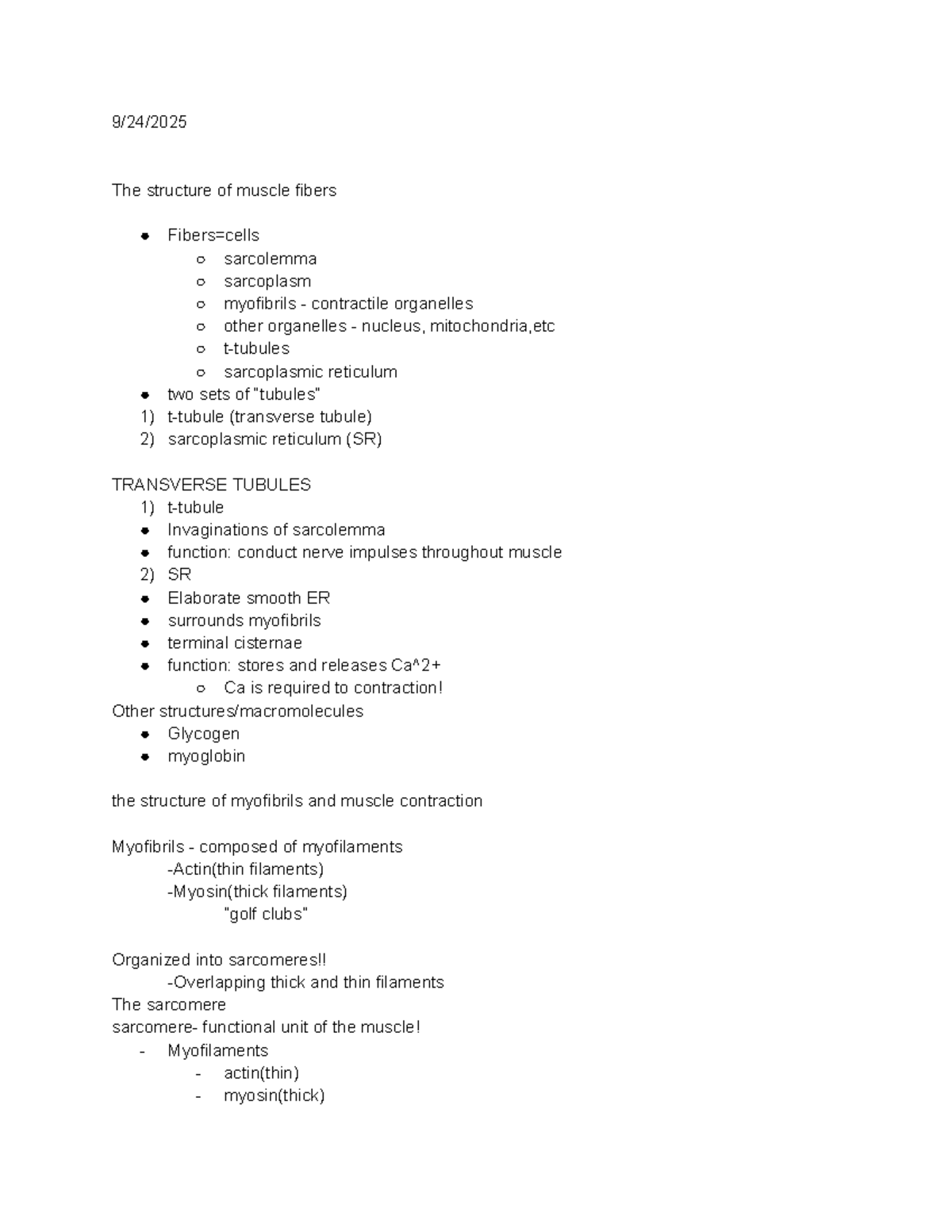 Muscle Anatomy and Contraction Mechanisms: A Detailed Study - Studocu