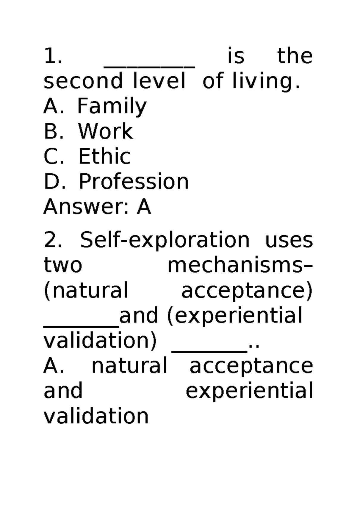 UHV - Module 1: Understanding Universal Human Values and Ethics - Studocu