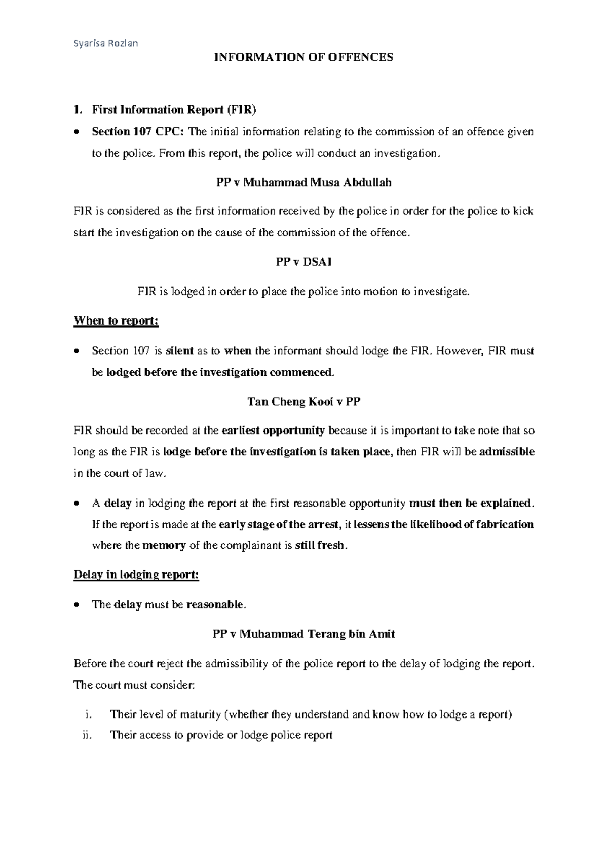 In-Depth Analysis of First Information Reports (FIR) and Non-FIR Cases ...