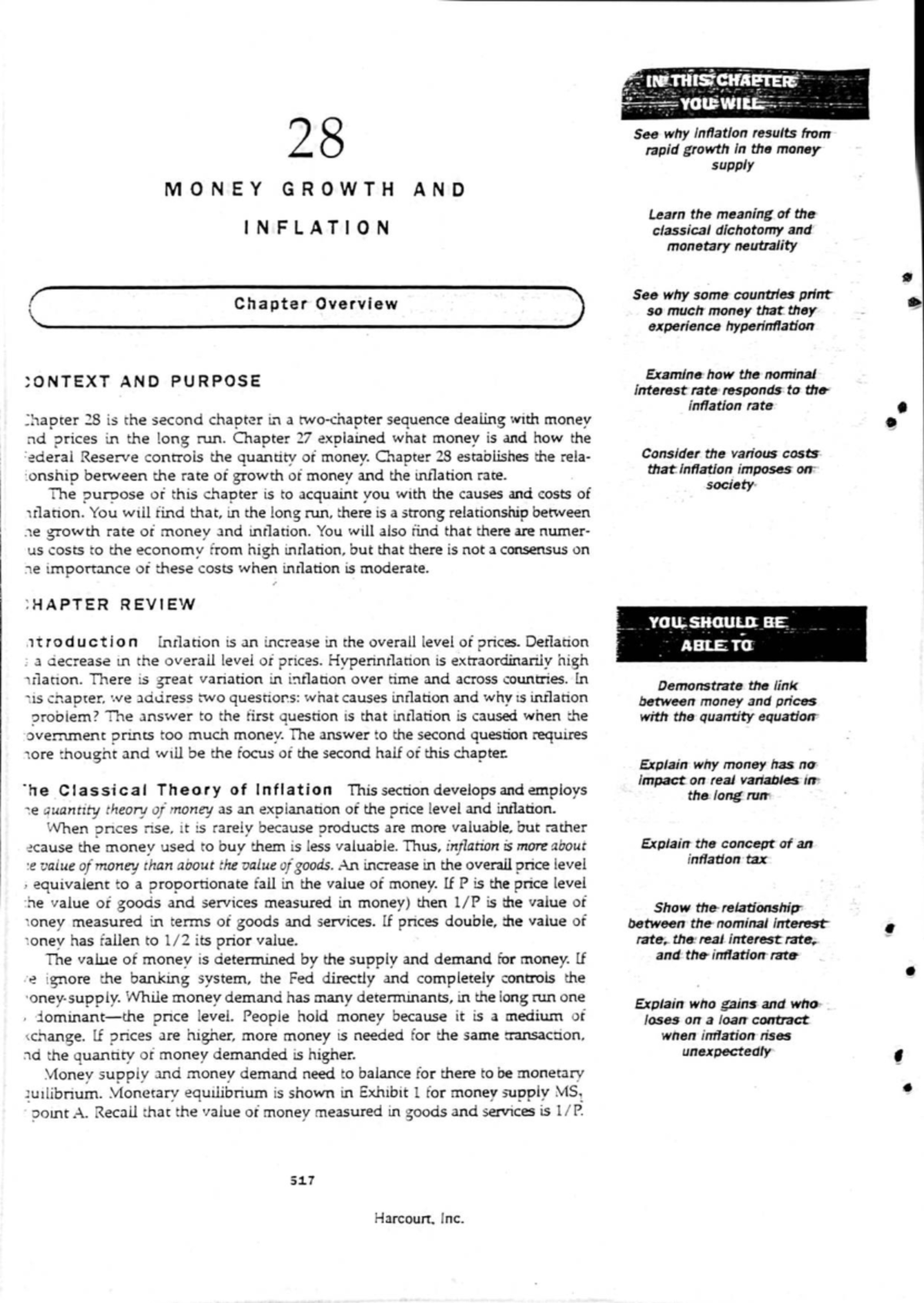 Macro Study Guide - Unit 7: Money Growth and Inflation Analysis - Studocu