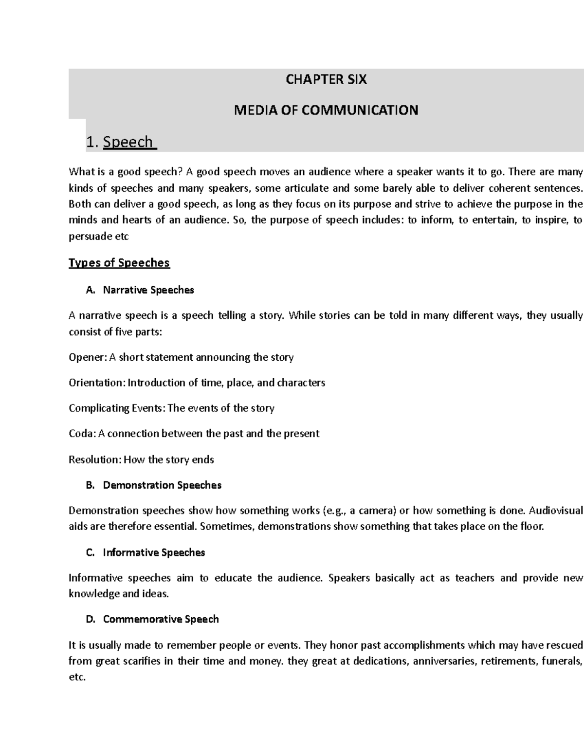 Chapter 6 - Business Communication: Exploring Speech and Meetings - Studocu