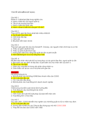 [Solved] Trnh by V phn tch nhng l do dn n s tht bi ca h thng kim sot ni ...