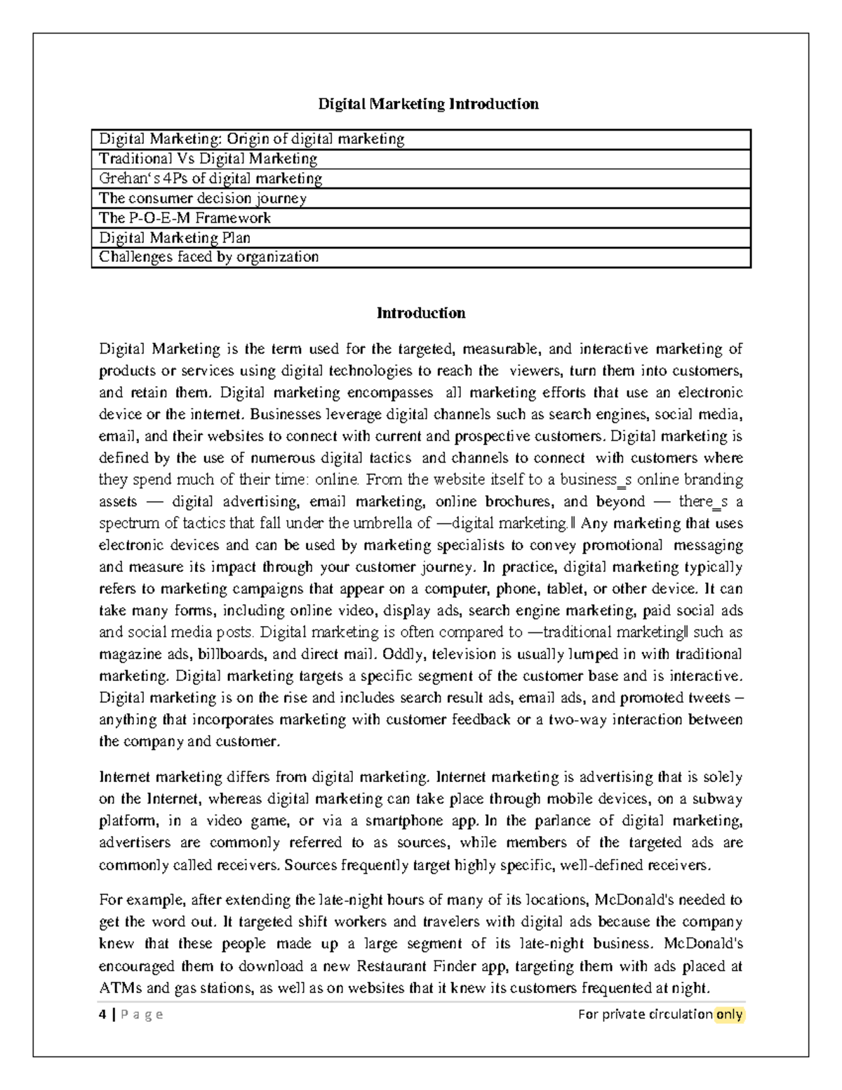 DM Module 1 - collage material - Digital Marketing Introduction Digital ...