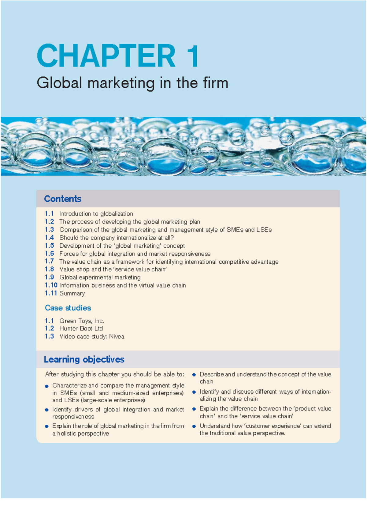 CHAPTER 1: Global Marketing Strategies in the Firm (SGK) - Studocu