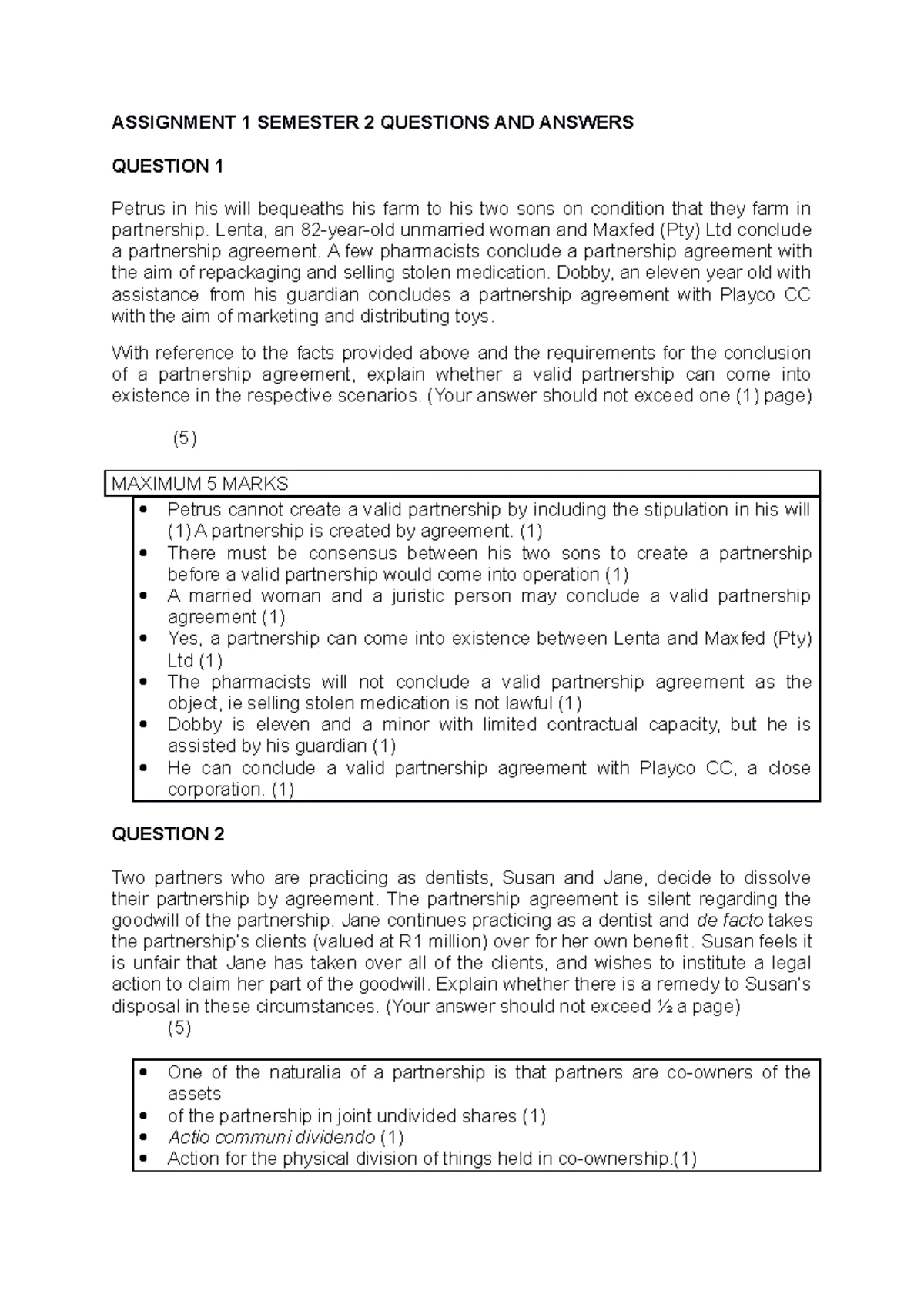 MRL2601 Trust Property Control Act Overview and Types of Trusts - Studocu