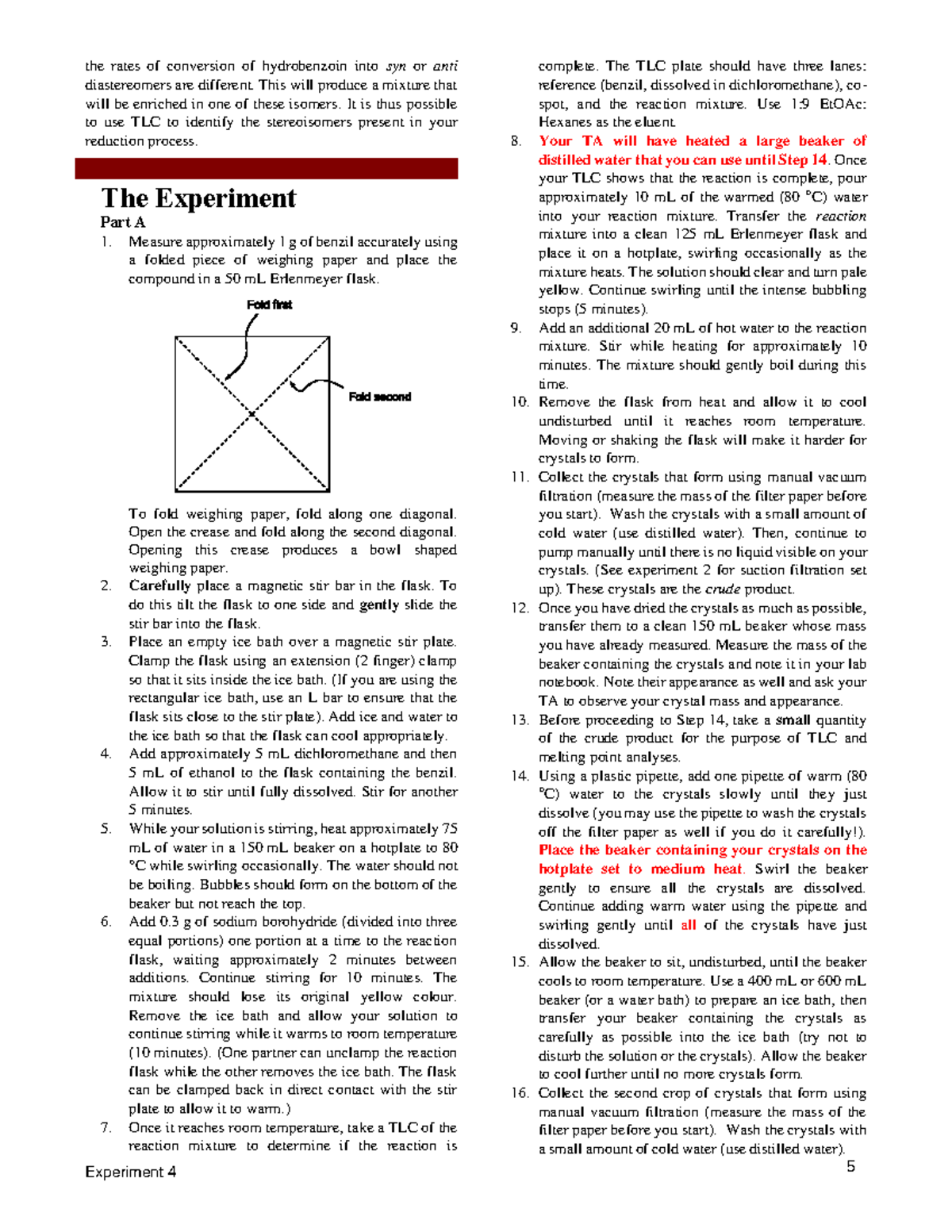 Exp 4 - Experiment 4 manual - Experiment 4 5 the rates of conversion of ...