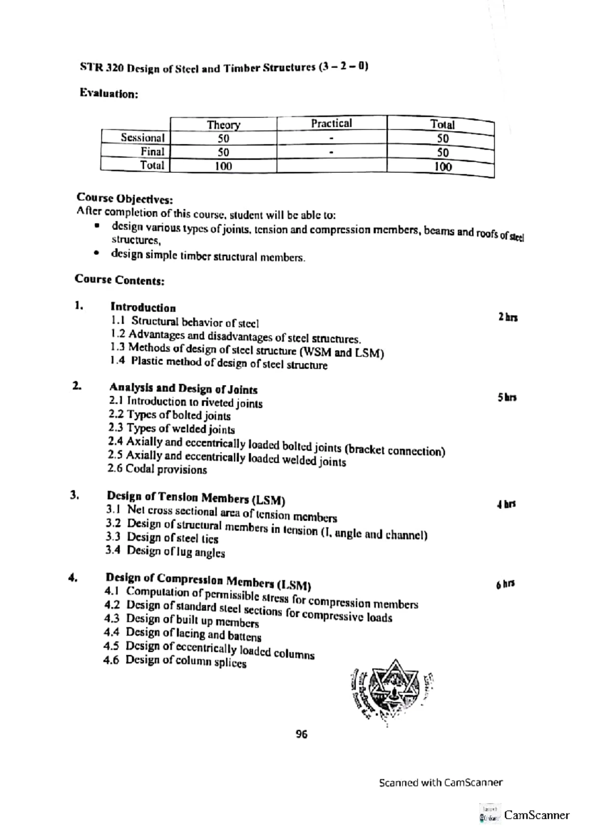 RCC Design Notes for 6th Sem: Bolted Connections & Tension Members ...