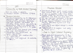 Unit-1 Content - OOPS Concepts - Lecture - 1 Object Oriented System ...