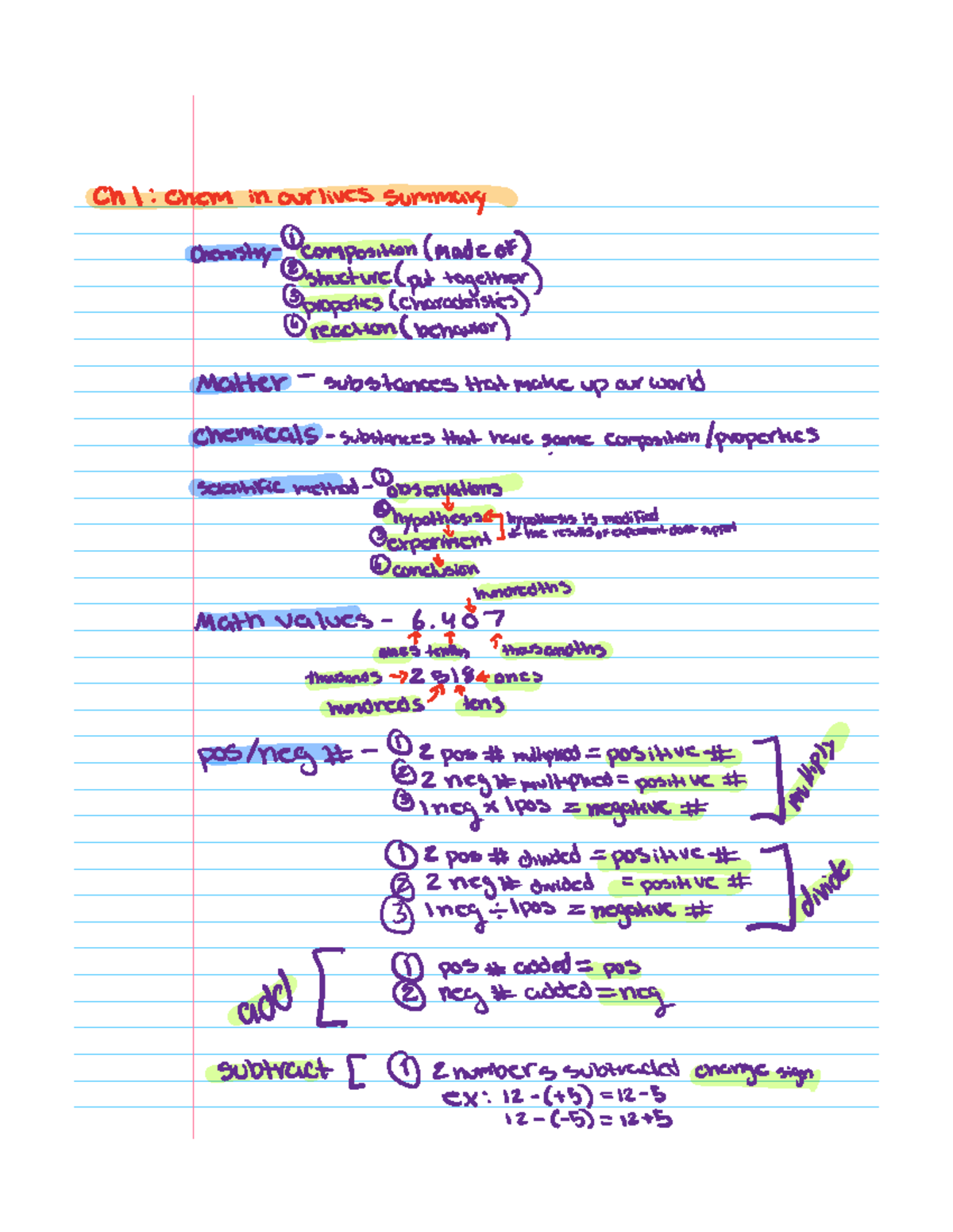 Chem 101 Final Exam: Comprehensive Chemistry Review Notes - Studocu