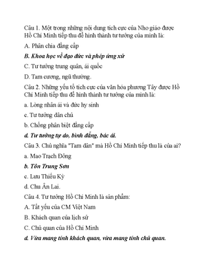 [Solved] Vn dng T tng HCM v nguyn tc phng thc i on kt ton dn tc trong ...