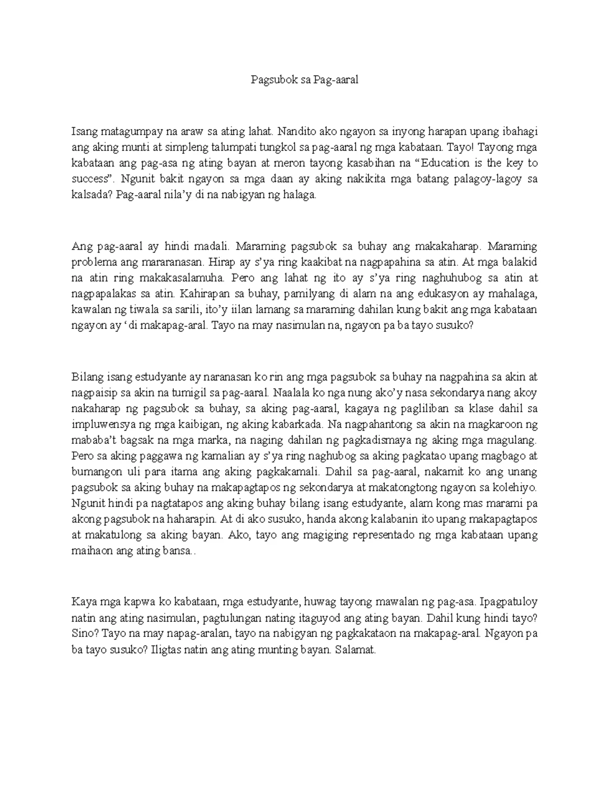 Filipino 9 uri ng paghahambing - Name of Teacher: MAUREEN CLARICE L ...