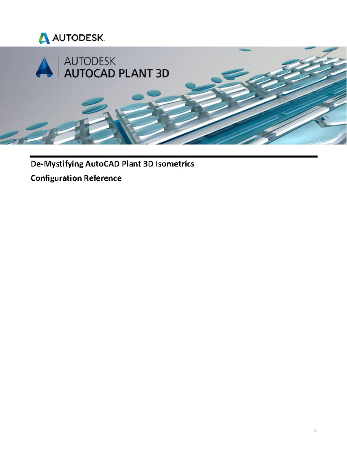 AutoCAD Plant 3D Isometrics Configuration Guide and Techniques - Studocu