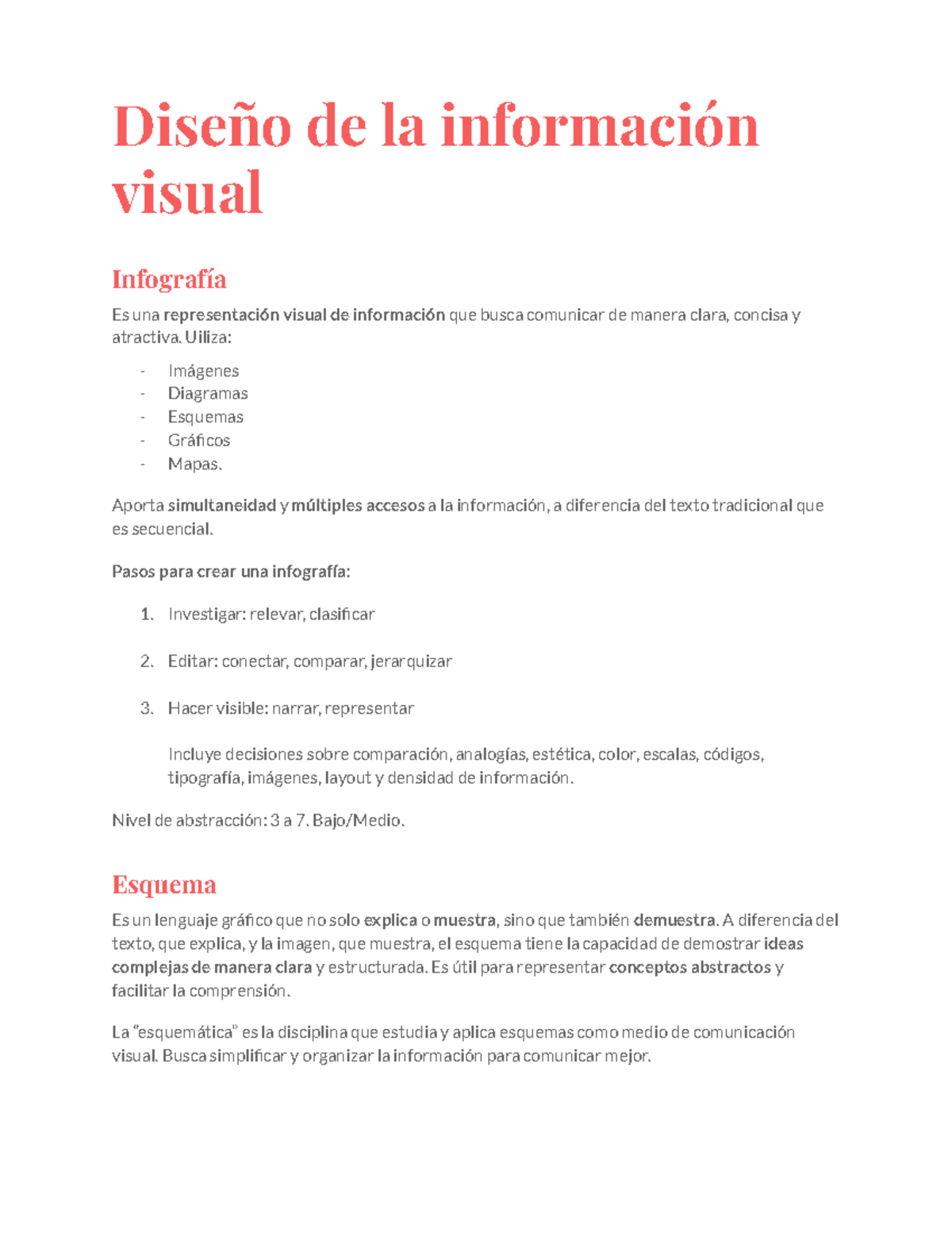 Diseño de la Información Visual: Resumen y Claves Esenciales - Studocu