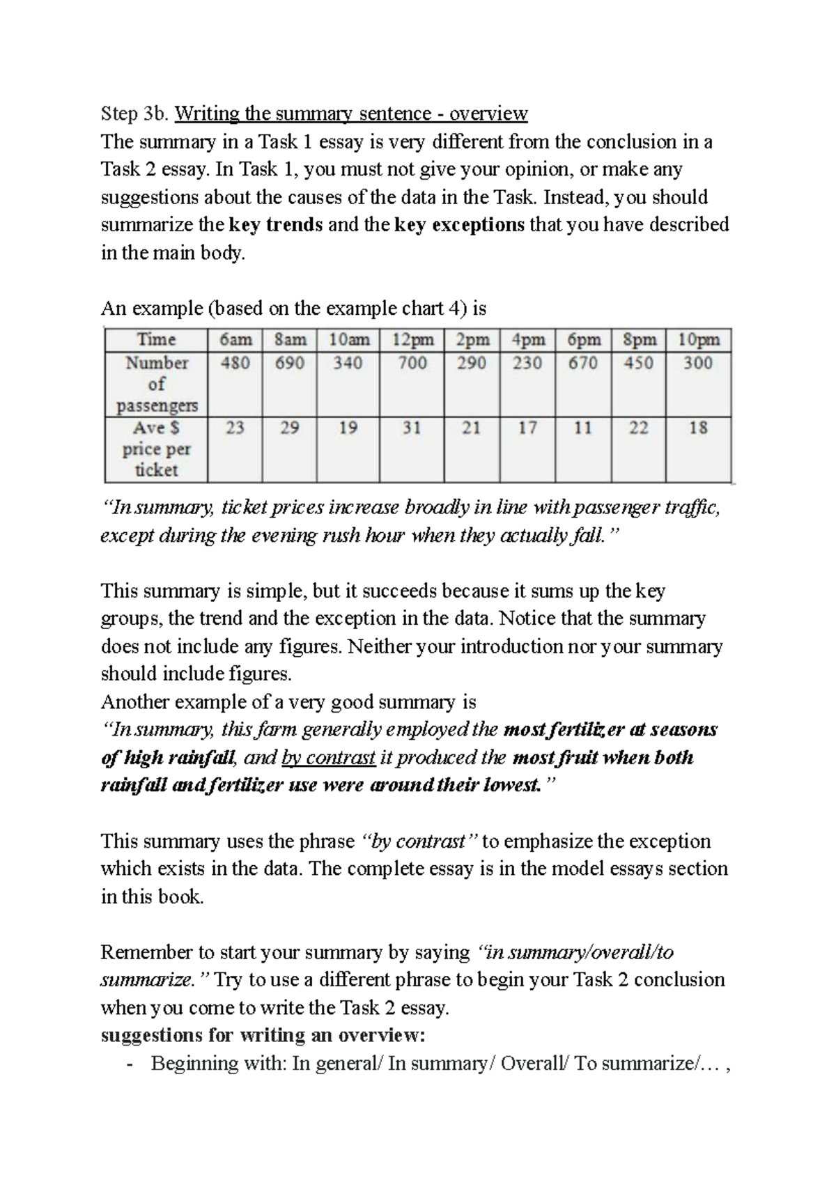 Writing Overview for Task 1 & Task 2 Essays (ENG101) - Studocu