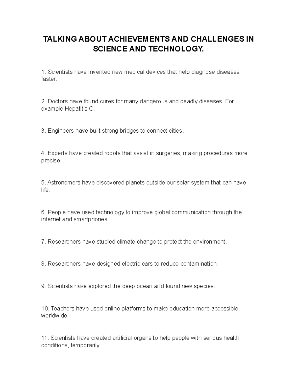 Achievements and Challenges in Science & Tech: A Comprehensive Overview ...