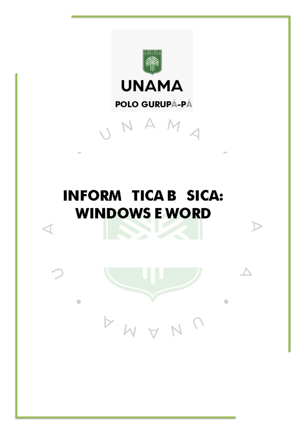 Polo informática básica: Windows e Word - Apostila de estudo - Studocu