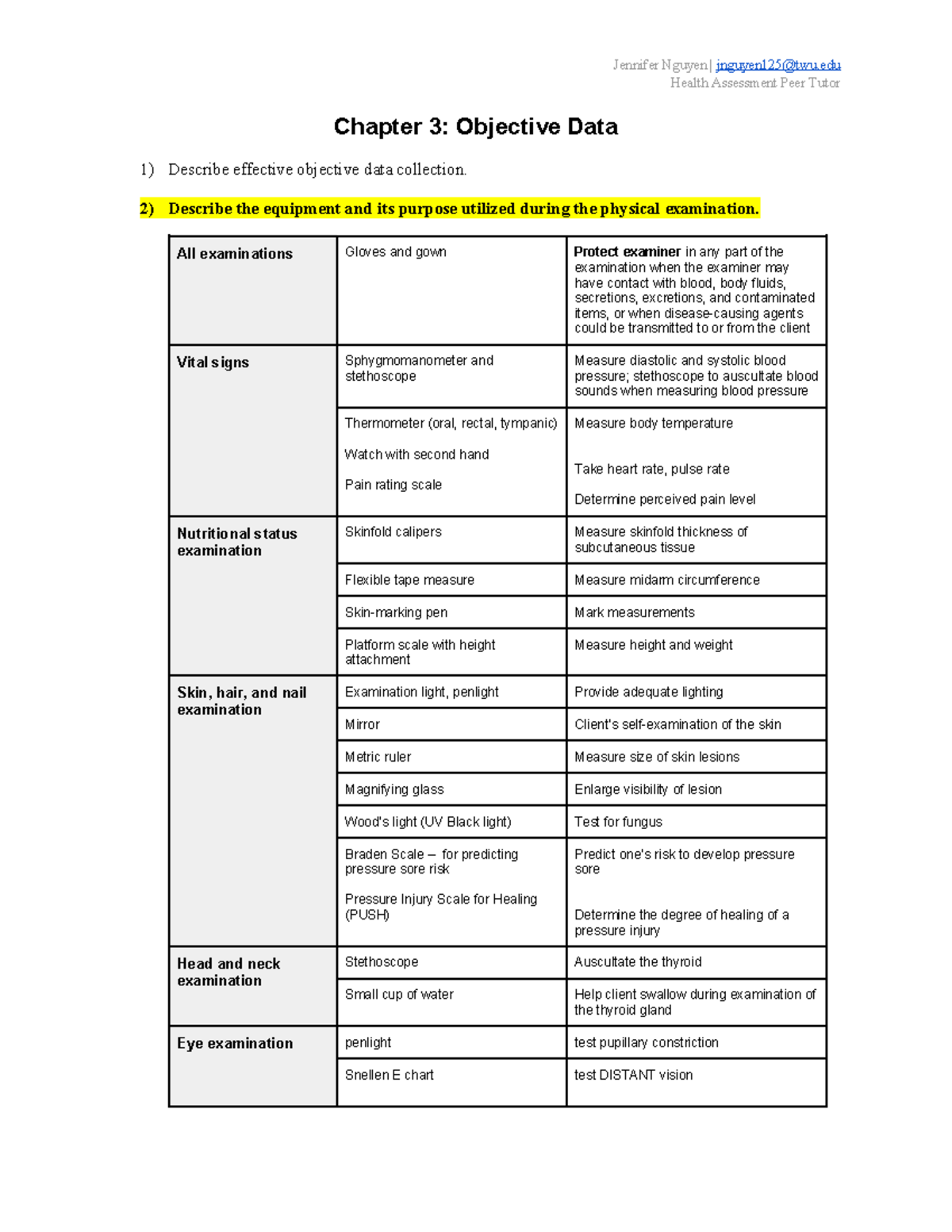 Copy of LO CH 3: Effective Objective Data Collection Guide - Studocu