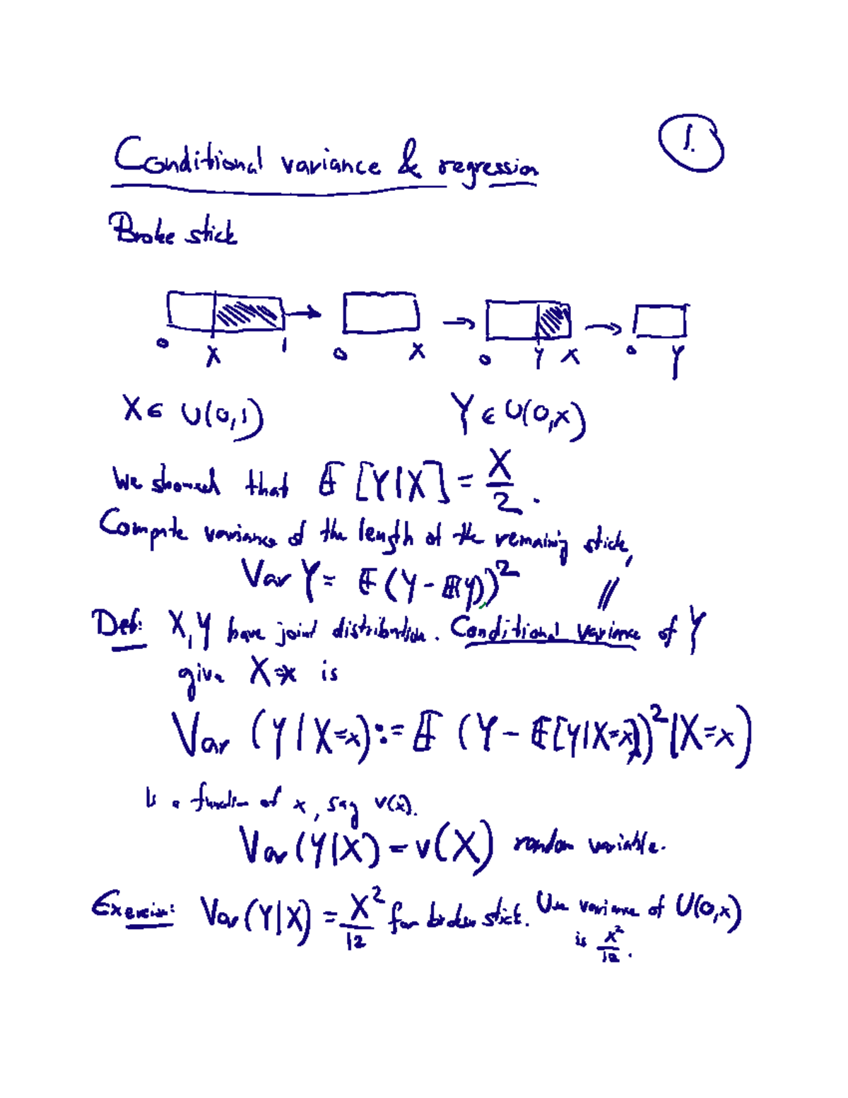 Lecture notes Conditional variance - SF2940 - KTH - Studocu