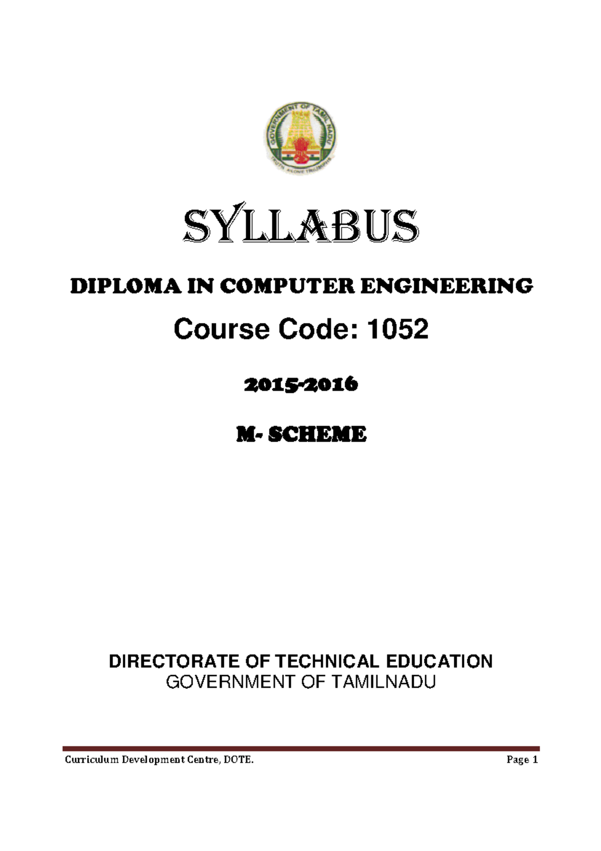 Diploma in Computer Engineering - SYLLABUS DIPLOMA IN COMPUTER ...