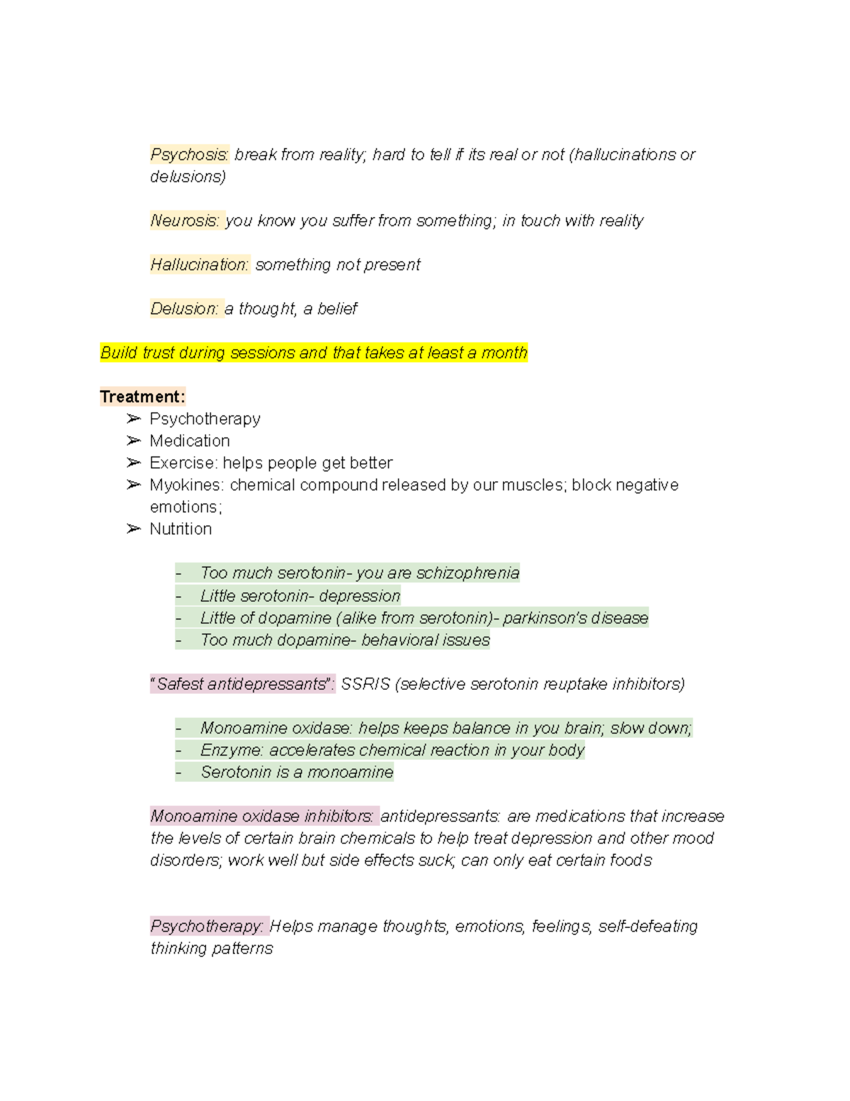Psychology 4303: Theories of Personality and Psychological Testing ...